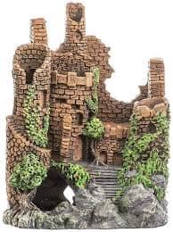 Exotic Environments Forgotten Ruins Resin Aquatics Decoration - Brown - Large