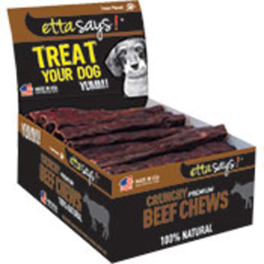 Etta Says Grain-Free Premium Crunchy Beef Sticks Natural Dog Chews - 4 Inches - 36 Count