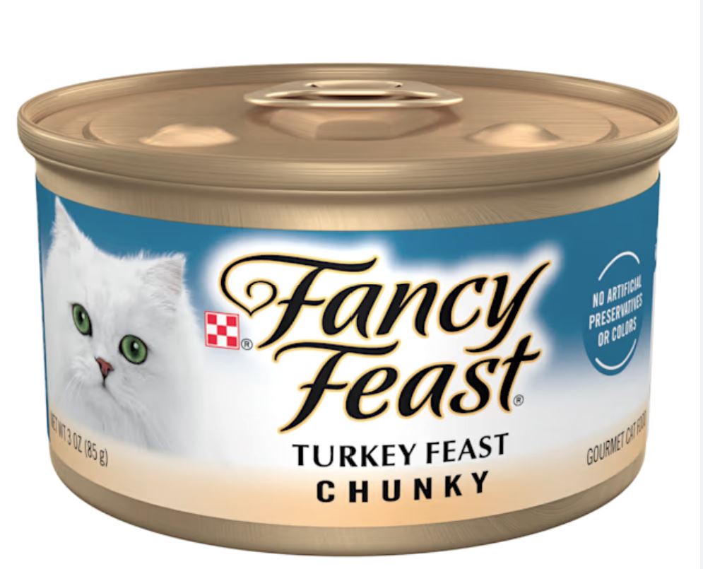 Fancy Feast Chunky Turkey Canned Cat Food  