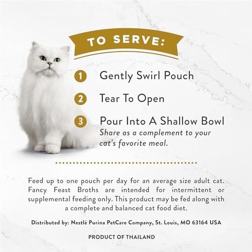 Fancy Feast Classic Broths with Wild Salmon & Vegetables Supplemental Cat Food Pouches  