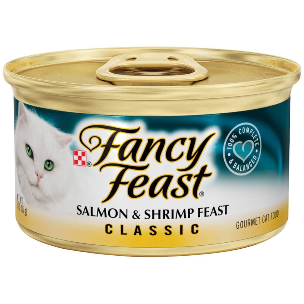 Fancy Feast Classic Salmon and Shrimp Canned Cat Food  