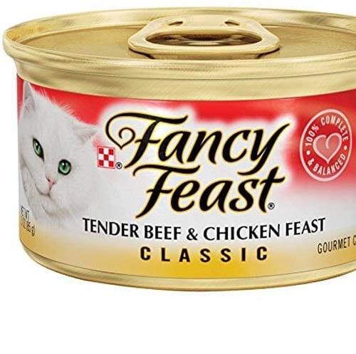 Fancy Feast Classic Tender Beef and Chicken Feast Canned Cat Food  