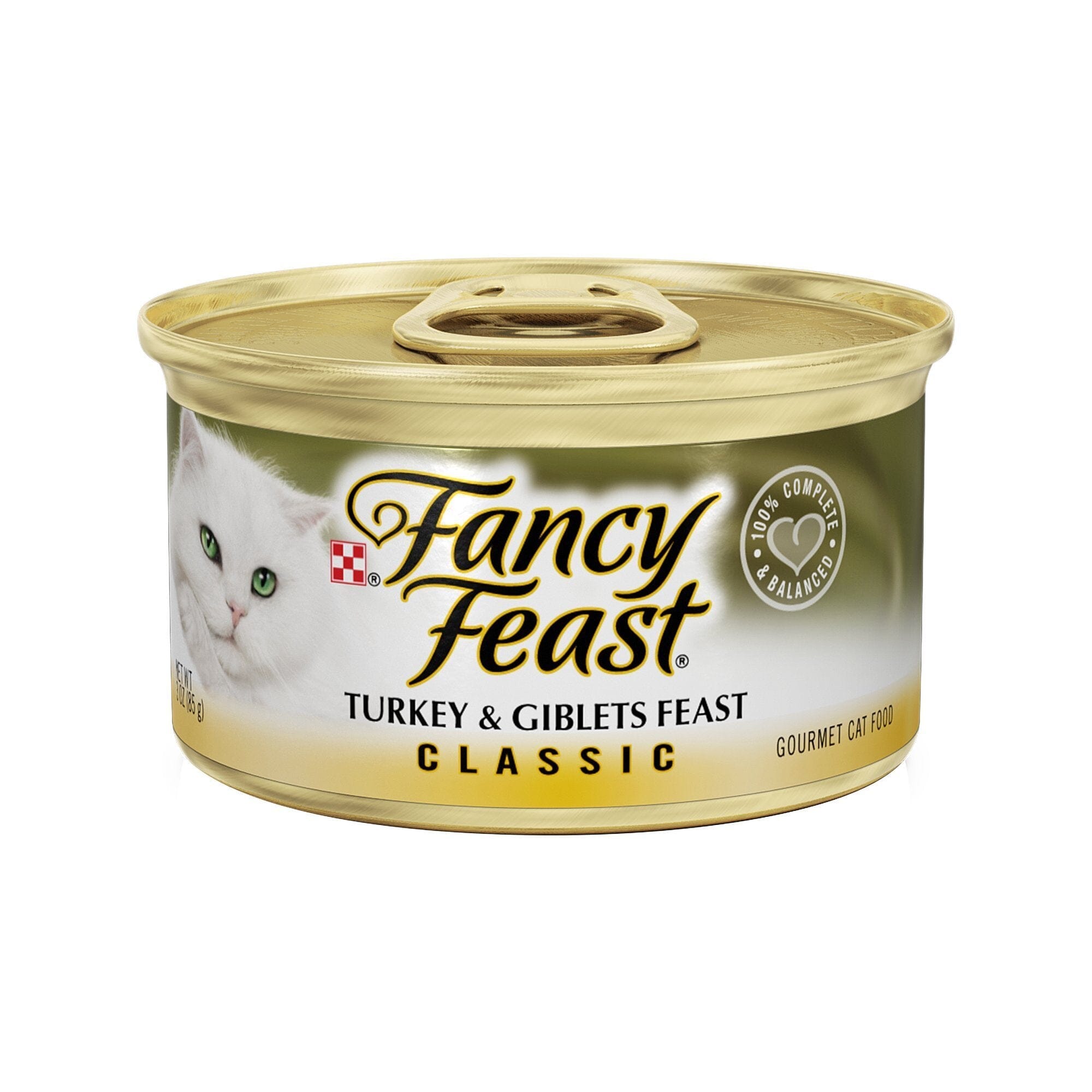 Fancy Feast Classic Turkey and Giblets Feast Canned Cat Food  