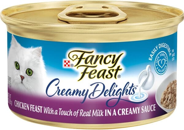 Fancy Feast Creamy Delights Chicken Feast in a Creamy Sauce Canned Cat Food  