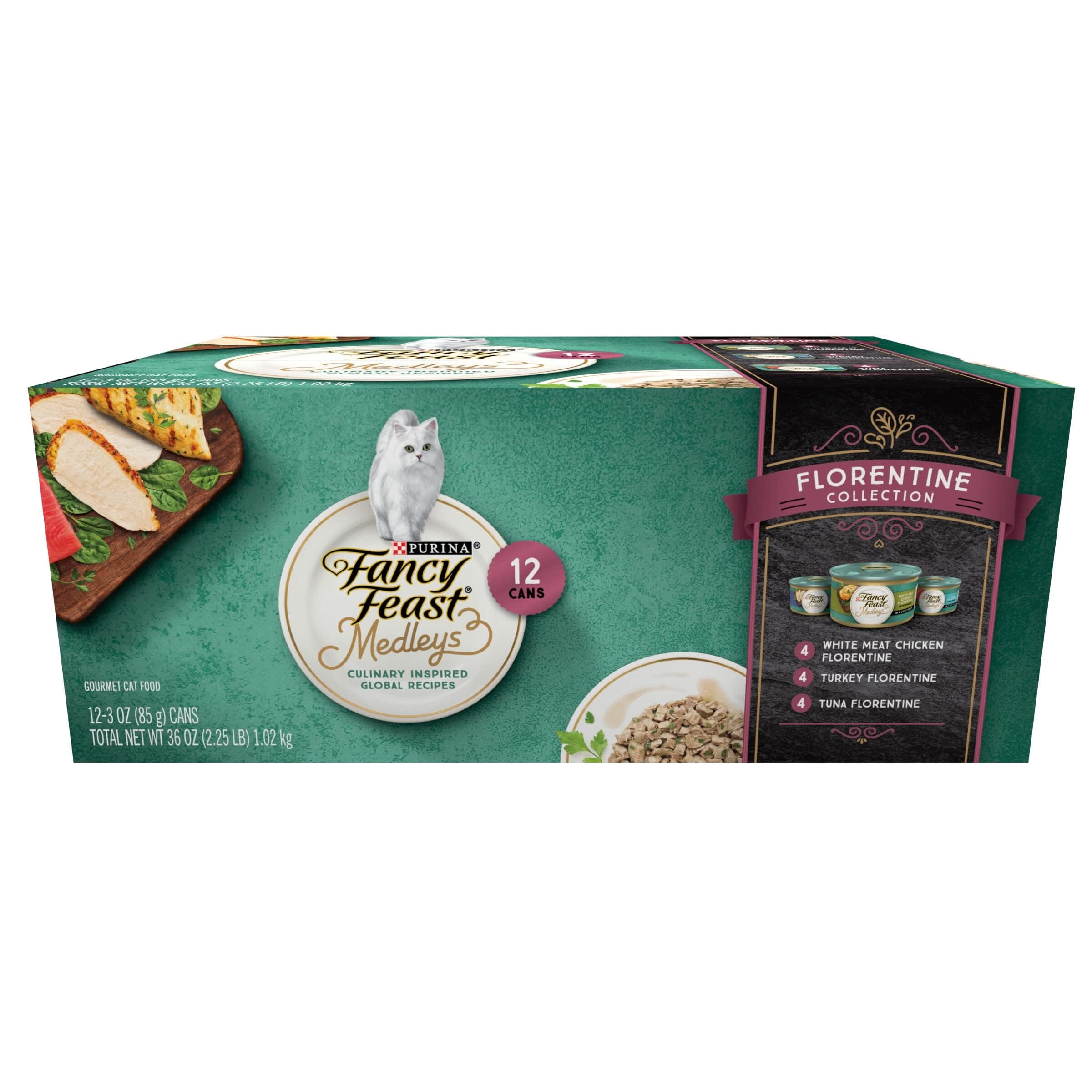 Fancy Feast Elegant Florentine Variety Pack Canned Cat Food  