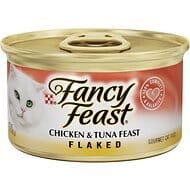 Fancy Feast Flaked Chicken and Tuna Canned Cat Food  