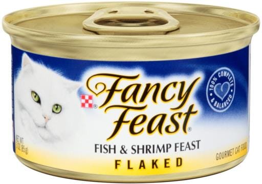 Fancy Feast Flaked Fish and Shrimp Canned Cat Food  