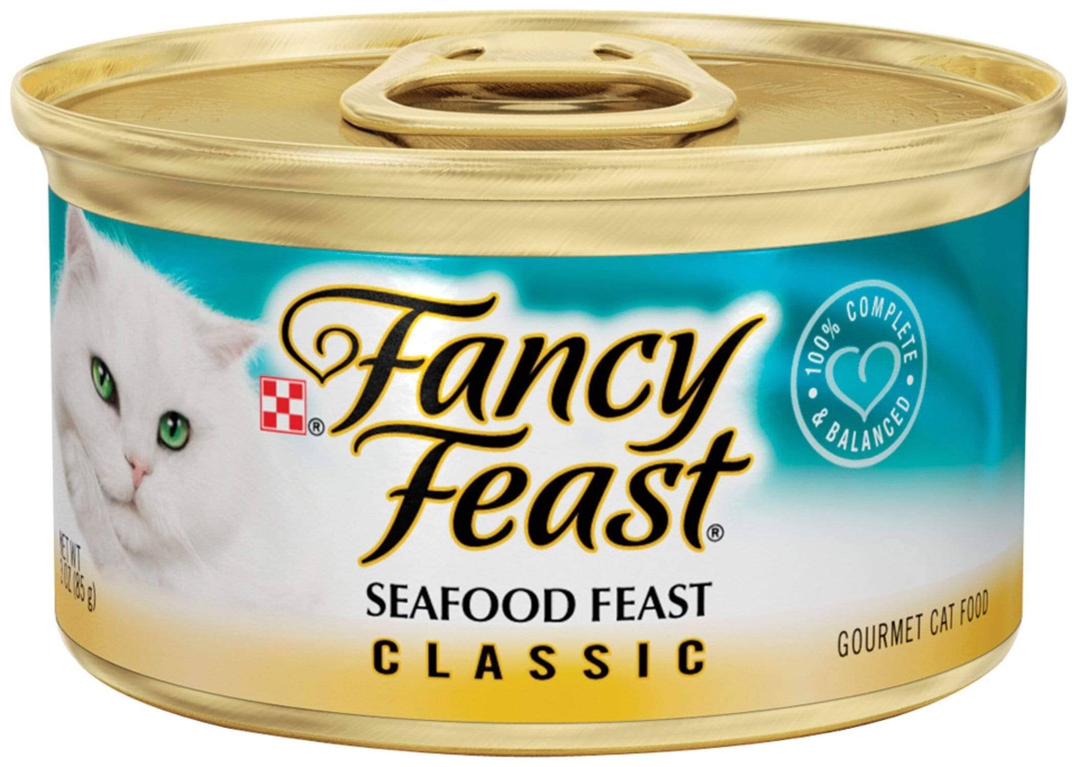 Fancy Feast Gourmet Seafood Canned Cat Food  