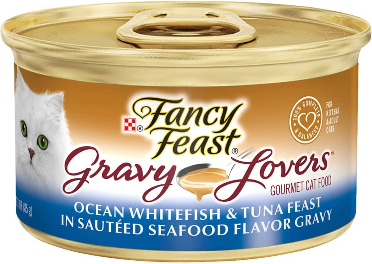 Fancy Feast Gravy Lover Whitefish Canned Cat Food  