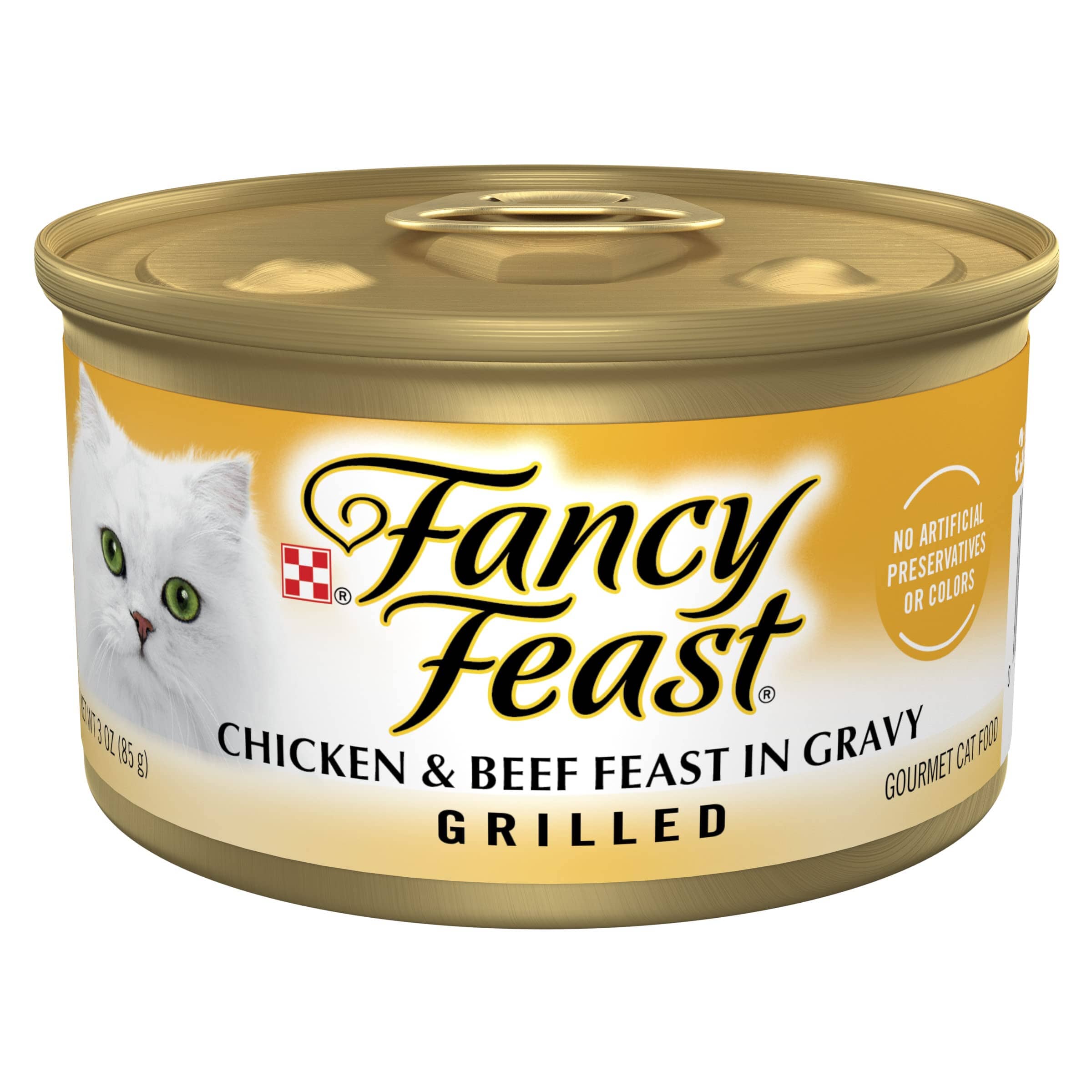 Fancy Feast Grilled Chicken and Beef Canned Cat Food  