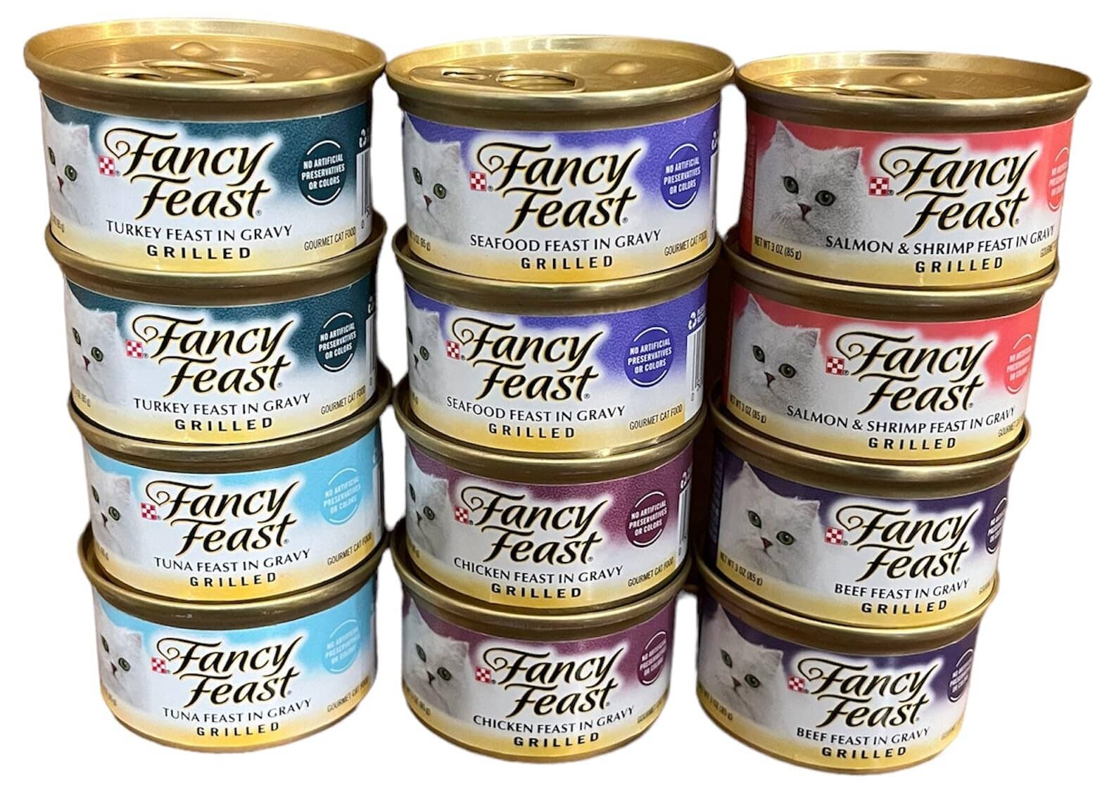 Fancy Feast Grilled Salmon and Shrimp Canned Cat Food  