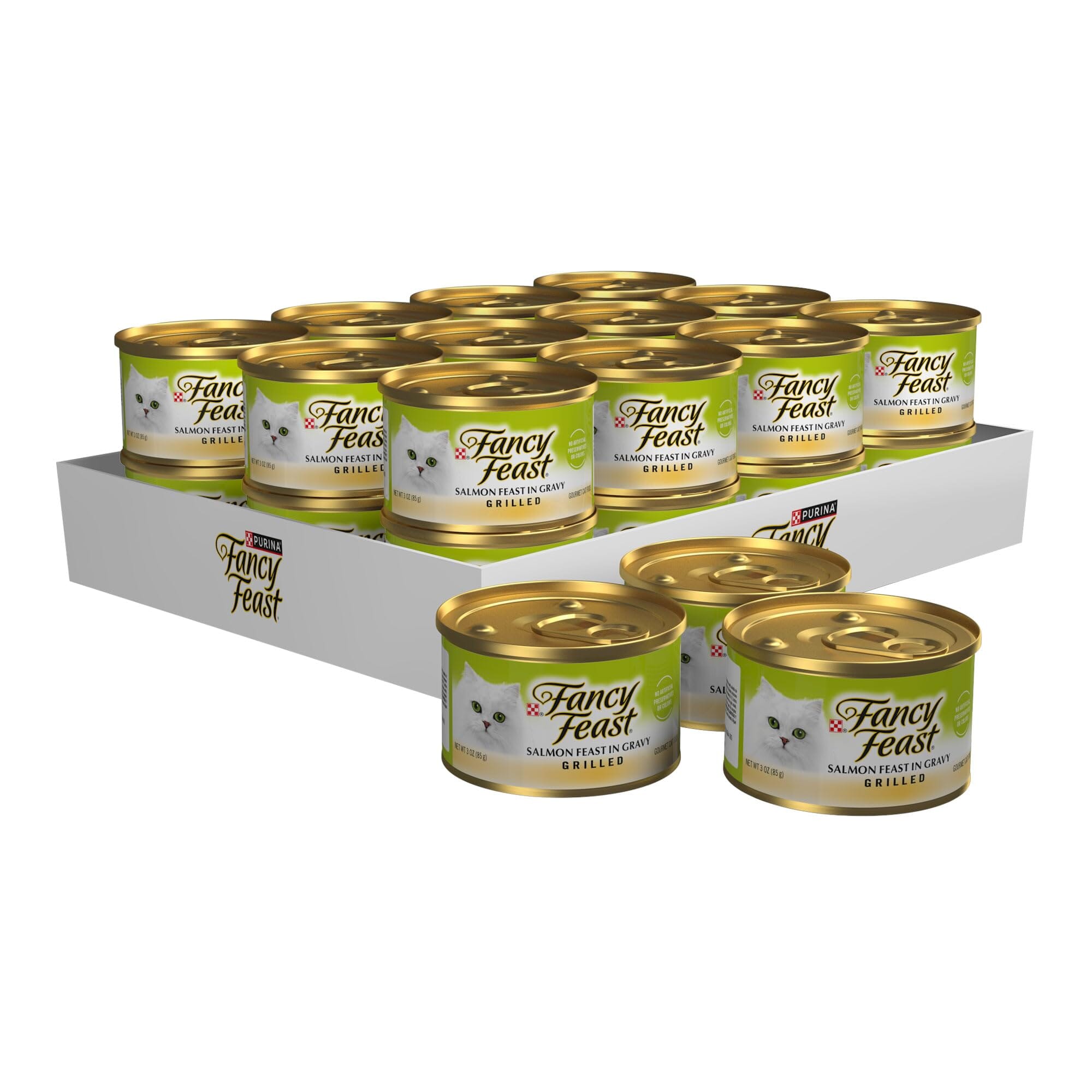 Fancy Feast Grilled Salmon Canned Cat Food  