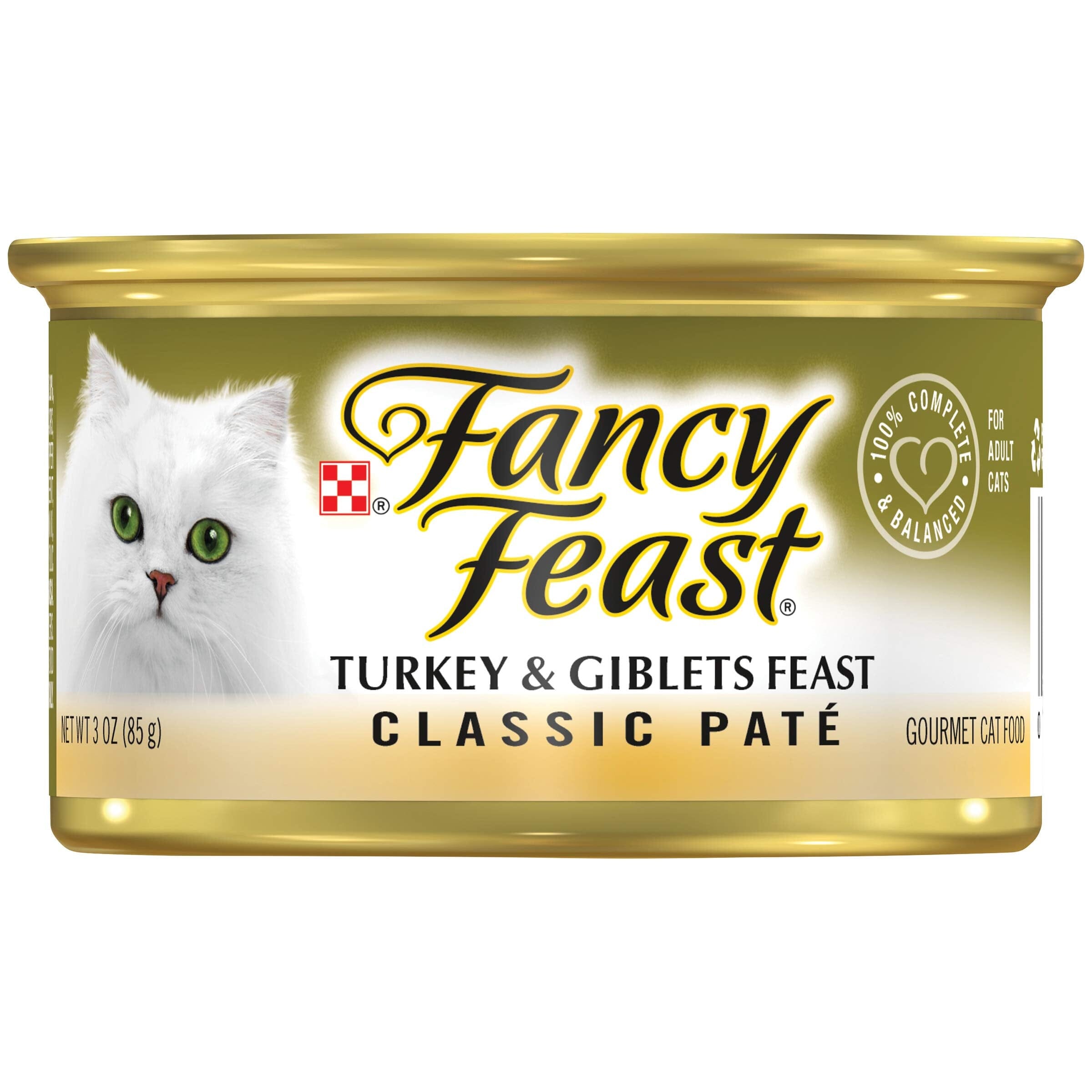 Fancy Feast Grilled Turkey and Giblets Feast Canned Cat Food  