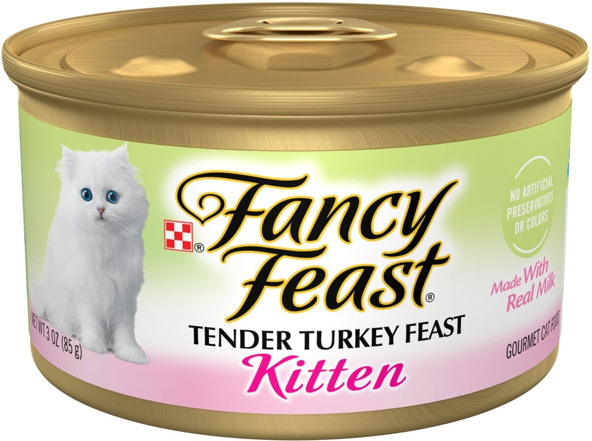 Fancy Feast Kitten Tender Turkey Feast Canned Cat Food  