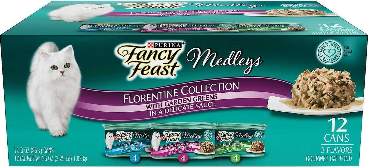 Fancy Feast Purina Medleys Canned Cat Food - Variety Pack - 3 Oz - 18 Count  