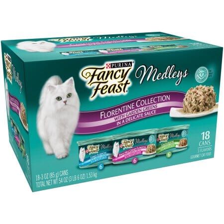 Fancy Feast Purina Medleys Canned Cat Food - Variety Pack - 3 Oz - 18 Count