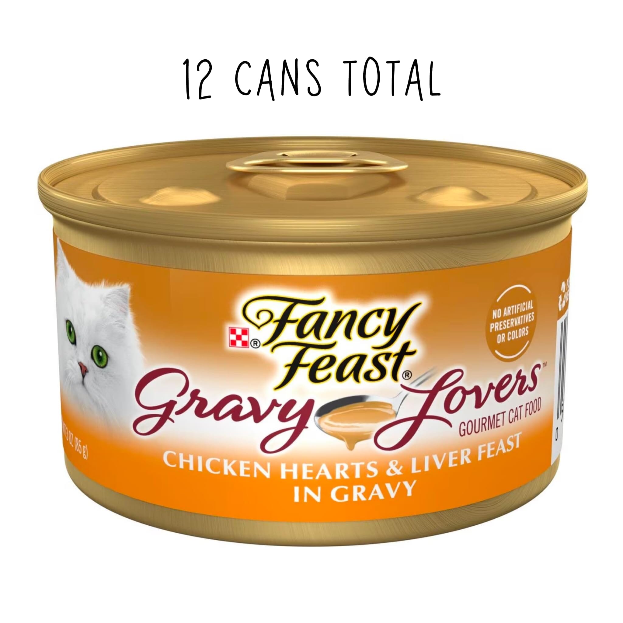 Fancy Feast Sliced Chicken Hearts and Liver Feast Canned Cat Food  