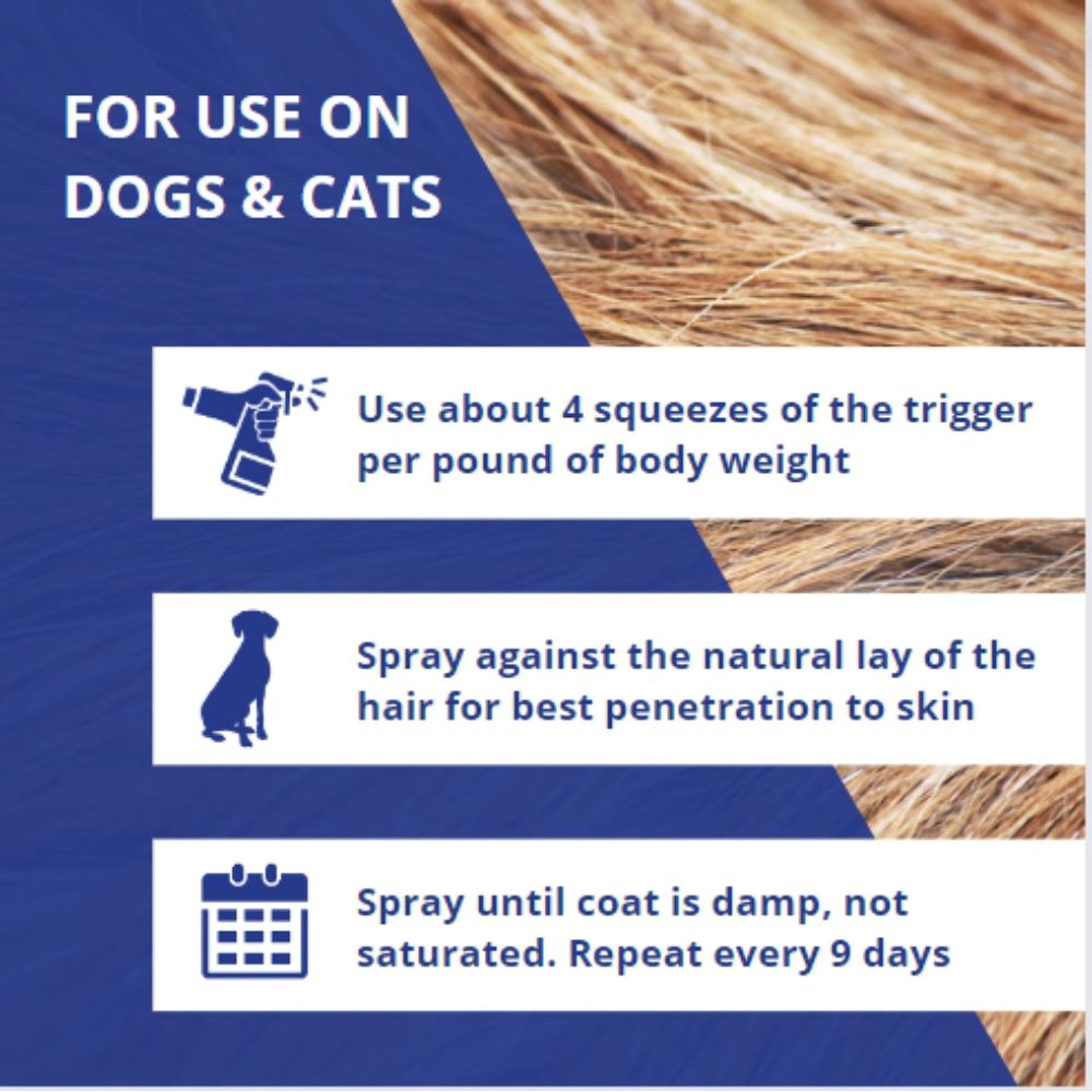 Farnam Flys-Off Insect Repellent Mist Pump Spray for Dogs and Cats - 6 Oz  