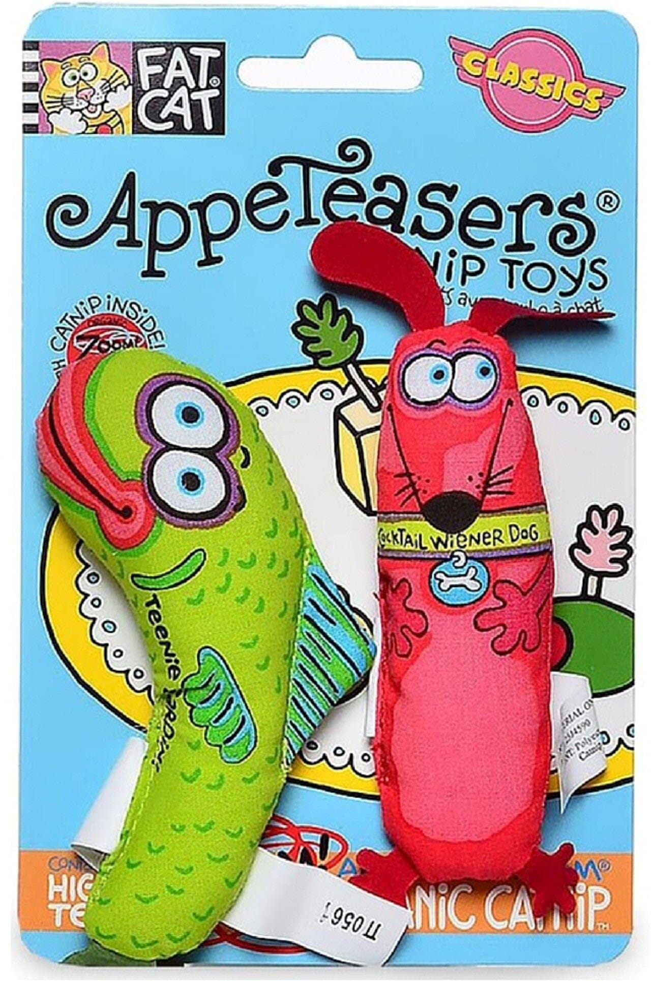 Fat Cat Petmate Classic Appeteasers Plush Catnip Cat Toys - 2 Pack Default Title
