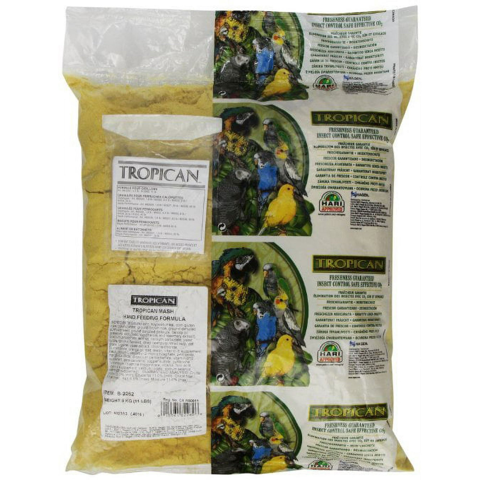 Hagen Hari Tropican Hand-Feeding Formula Baby Optimal Growth Parrot Bird Food