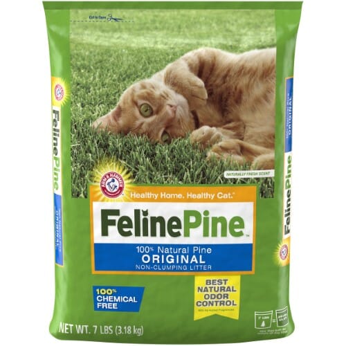 Feline Pine Arm & Hammer Original Non-Clumping Cat Litter - Pine - 7 Lbs - 6 Pack Default Title