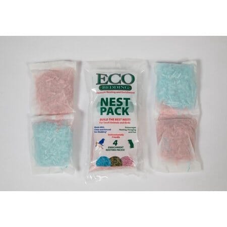 Fibercore Eco Bedding Multi-Color Nest Pack Bird and Small Animal Bedding - 4 Pack Default Title