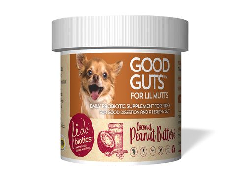 Fidobiotics Human-Grade Good Guts for Big Mutts Digestive Dog Supplement