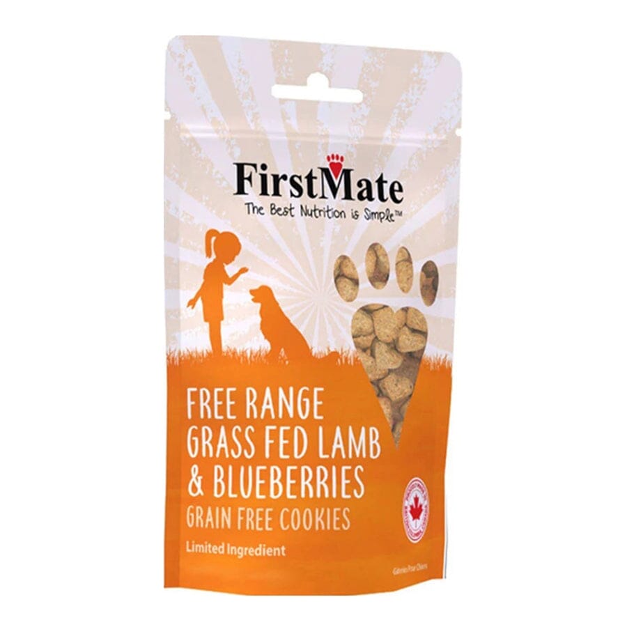 FirstMate Grain-Free Limited Ingredient Lamb and Blueberry Flavored Dog Treats