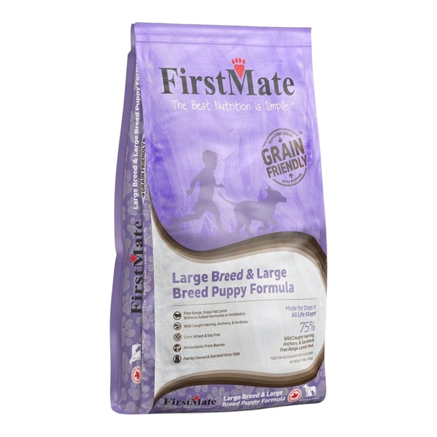 FirstMate Grain-Friendly Large-Breed Adult Puppy Seafood Formula Dry Dog Food - 25 Lbs