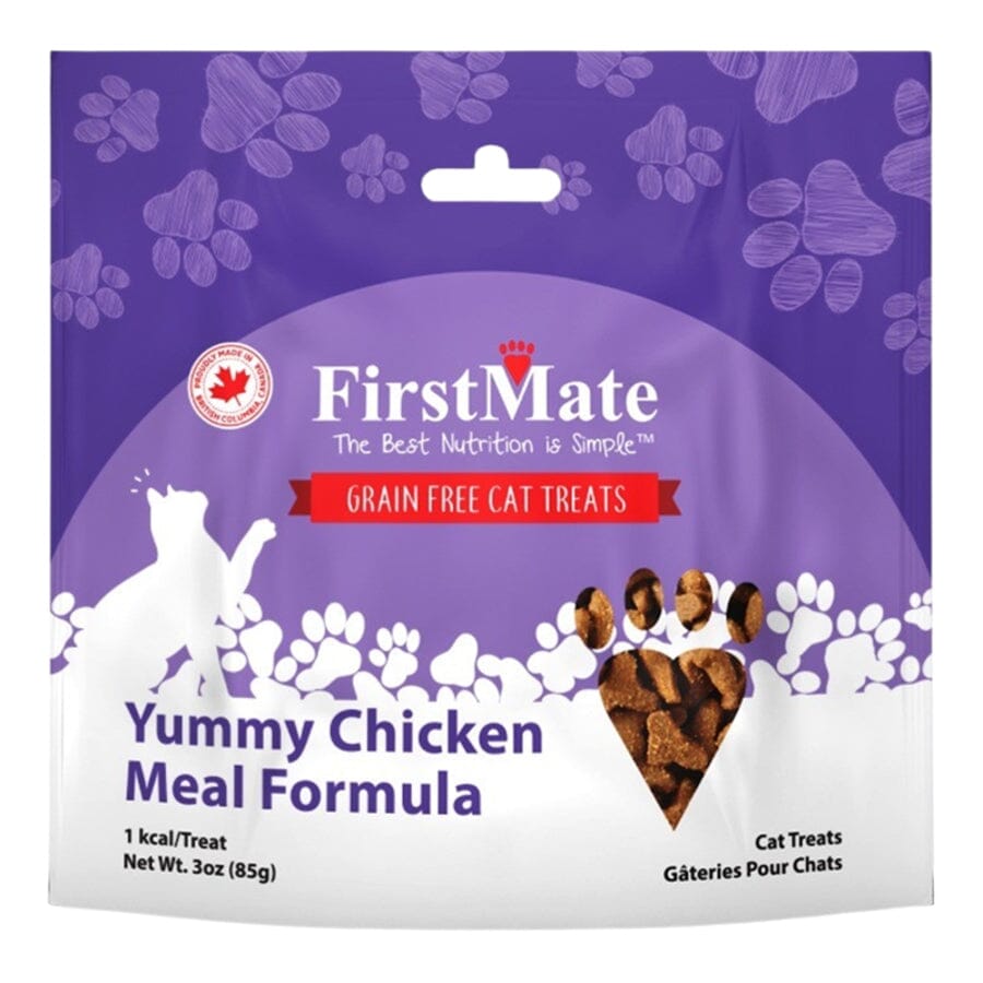 FirstMate Yummy Chicken Meal Formula Grain-Free Cat Treats - 3 Oz
