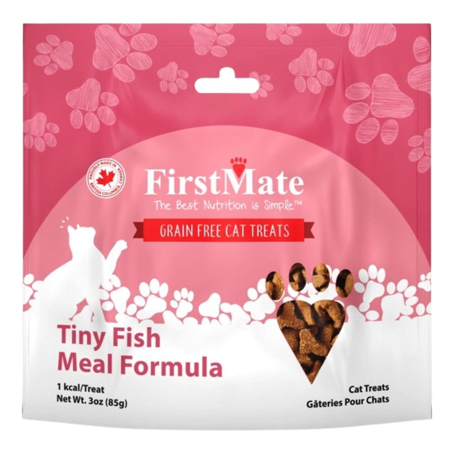 FirstMate Yummy Tiny Fish Meal Formula Grain-Free Cat Treats - 3 Oz