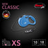 Flexi Classic Cord Retractable Dog Leash - Blue - Extra Small - 10 Feet  