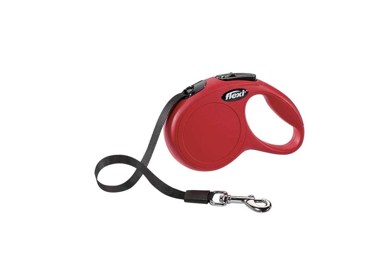 Flexi Classic Tape Rectractable Dog Leash - 26 Lbs - Red - Extra Small - 10 Feet  