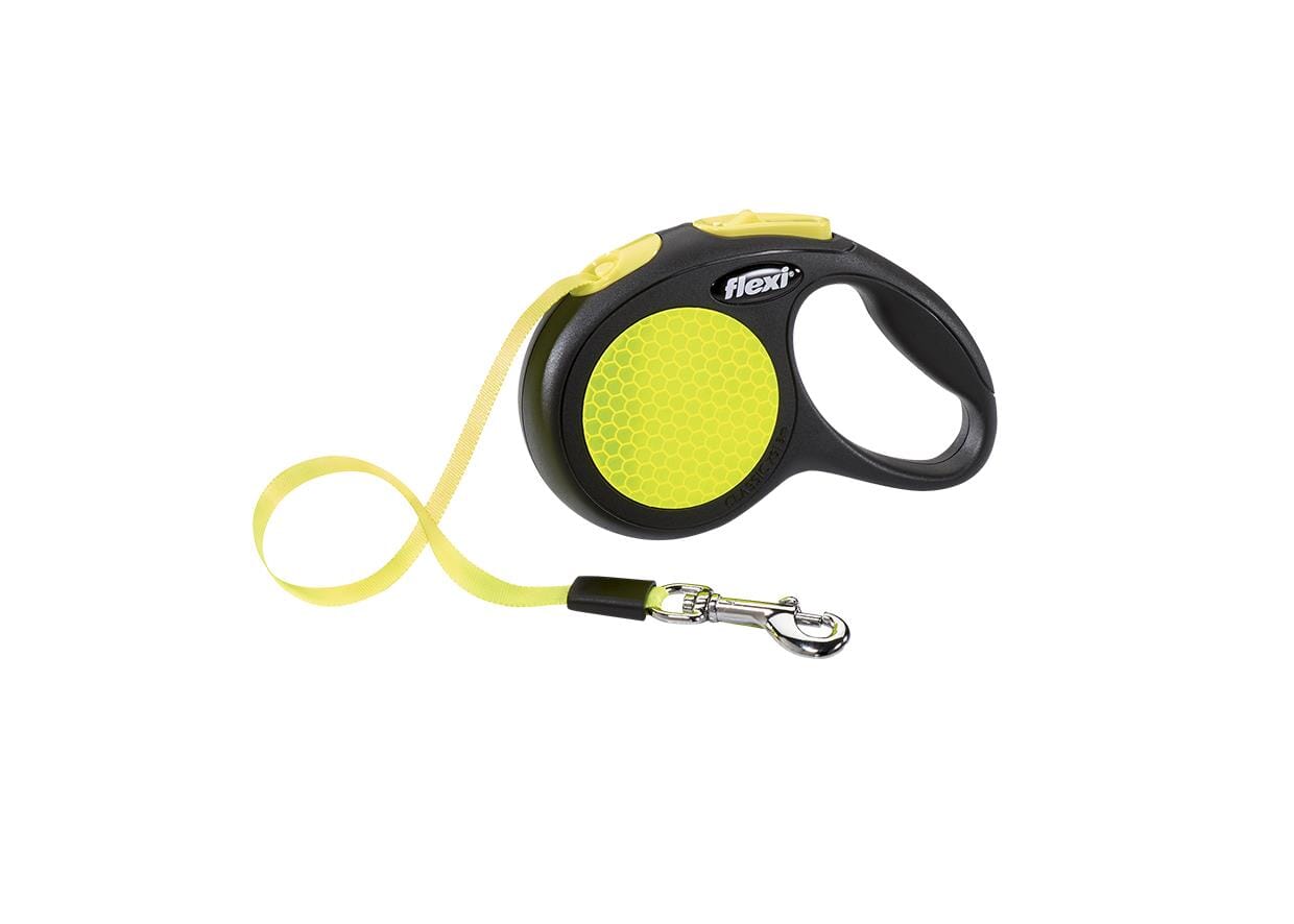 Flexi New Comfort Classic Retractable Dog Leash - Neon - Extra Small - 10 Feet  