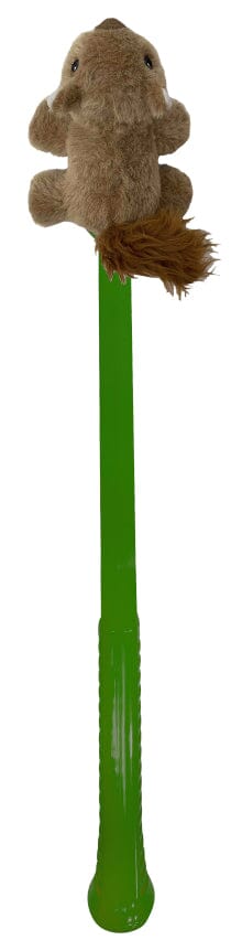 Flingerz Furry-Squirrel Fling and Fetch Launcher with Plush Squeaking Squirrel Dog Toy Default Title