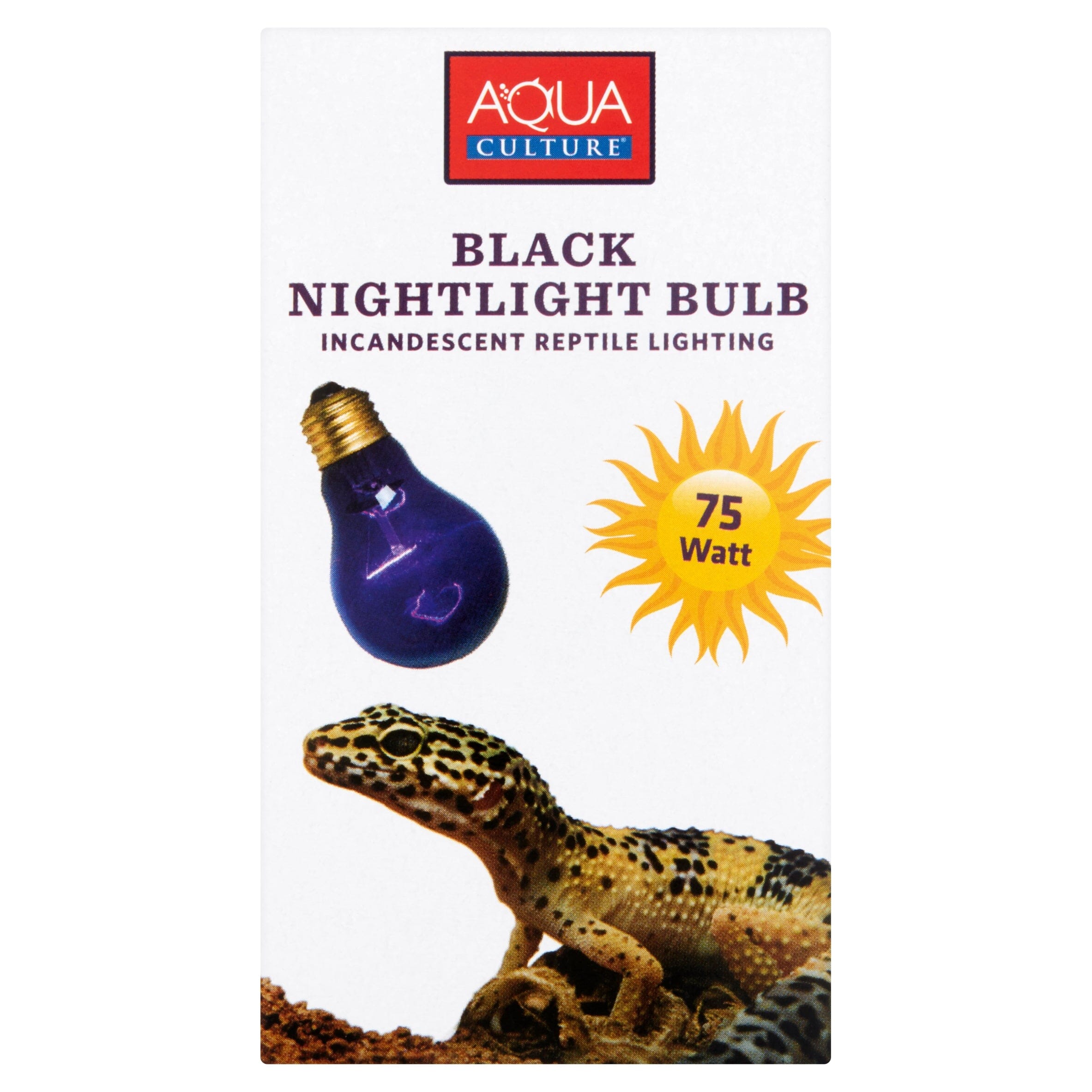 Fluker's Black Nightlight Bulb - 75 W