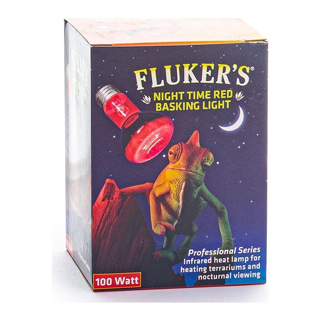 Fluker's Night Time Red Basking Light - 100 W