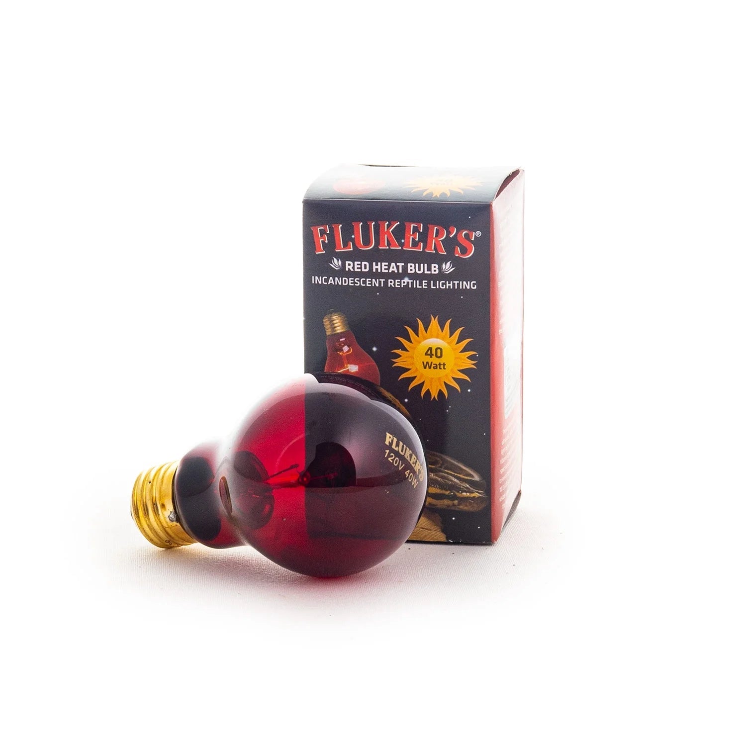 Fluker's Red Heat Bulb - 40 W