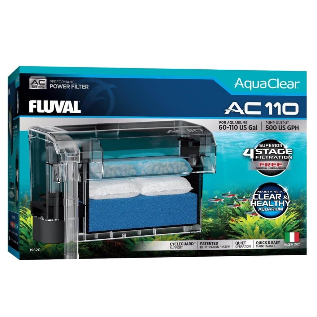 Fluval AquaClear AC110 Aquarium Hang-On Power Filter - For 60-110 Gallons Default Title