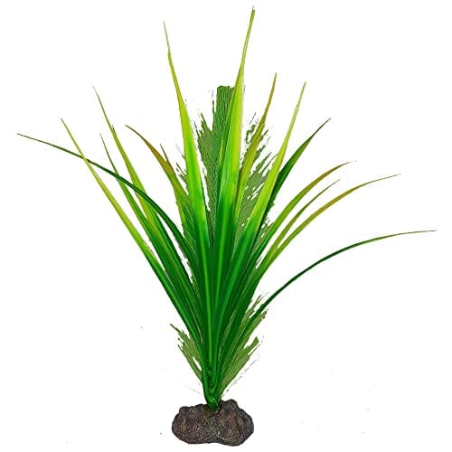 Fluval Betta Parrot Feather Plastic Plant Aquarium Décor - Yellow - 8 Inch