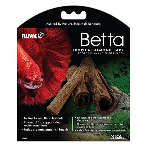 Fluval Betta Tropical Almond Bark Fish Food - 3 Pack