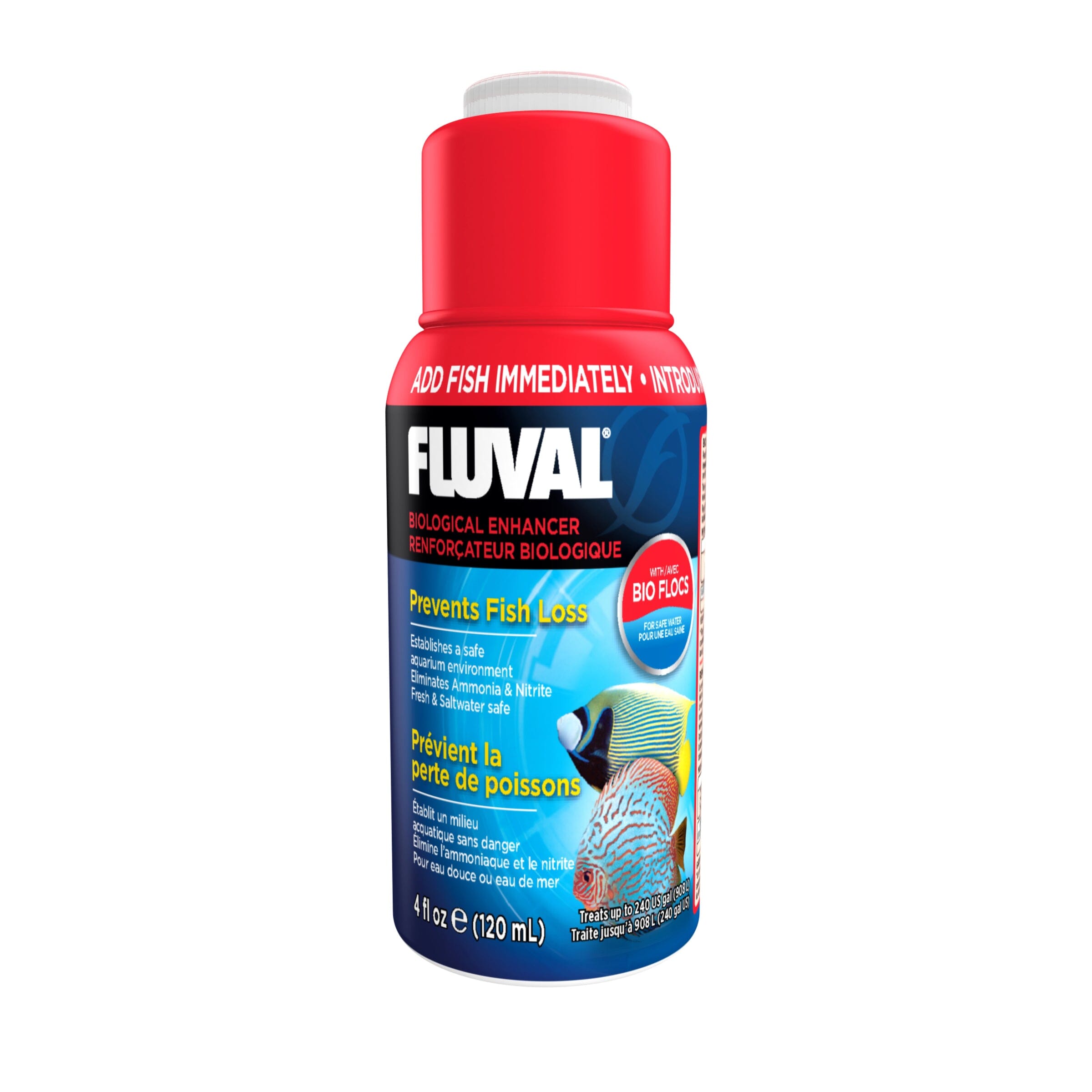 Fluval Cycle Ammonia and Nitrite Eliminating Biological Enhancer Aquarium Water Treatment 4 Ounce