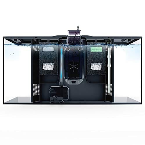Fluval Flex Marine Aquarium Kit with LED Lights and Filter - 32.5 Gallons - L:32.5 X W:15.7 X H:15.3 Inches