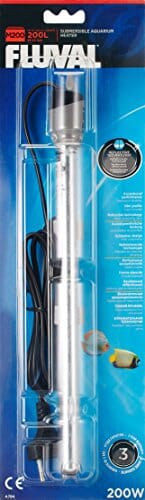 Fluval M-200 Premium Glass Submersible Aquarium Heater - 200 Watt - Up to 65 Gallons