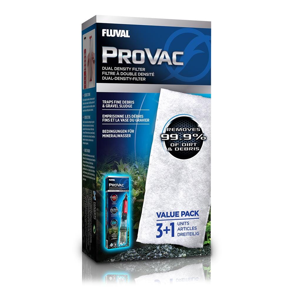 Fluval ProVac Dual Density Replacement Filter Pad - 4 pack Default Title