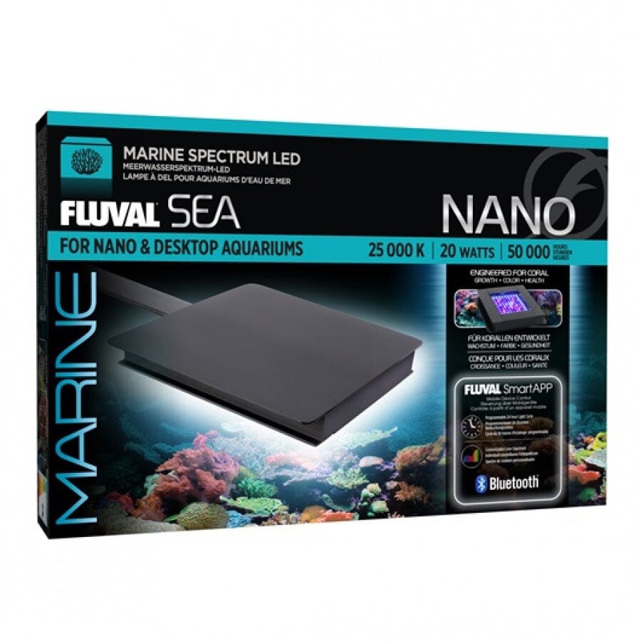 Fluval Sea Marine Nano LED APP Bluetooth Programmable Aquarium Light - 20 Watt Default Title