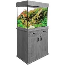 Fluval Shaker Aquarium Kit with Stand - Gray - 44 Gallon - Tank:27.5 X 16 X 24 + Stand:30 X 17 X 31 Inches Default Title