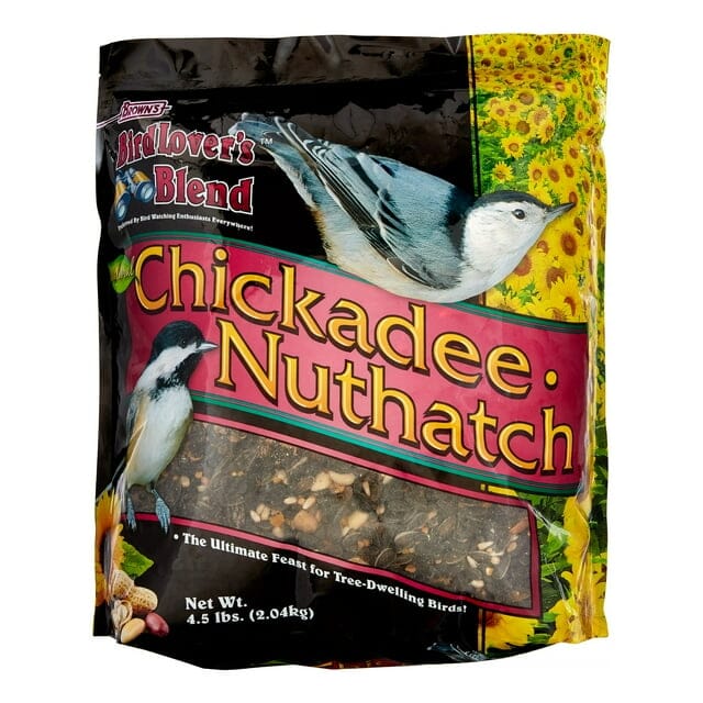 F.M. Brown's Bird Lover's Blend Chickadee and Nuthatch Sunflower Peanut Wild Bird Food - 4.5 Lbs - Case of 6 Default Title