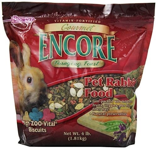 F.M. Brown's Encore Gourmet Rabbit Small Animal Food - 4 Lbs Default Title