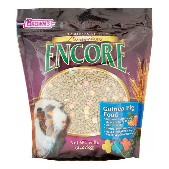 F.M. Brown's Encore Premium Guinea Pig Small Animal Food - 5 Lbs Default Title
